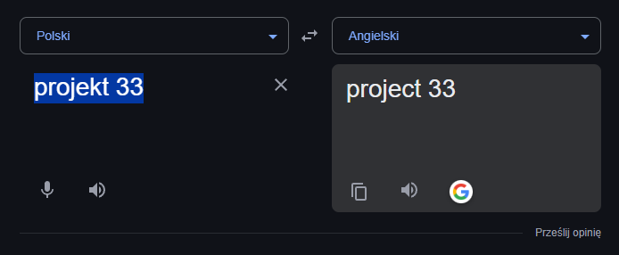 Czym jest projekt 33?