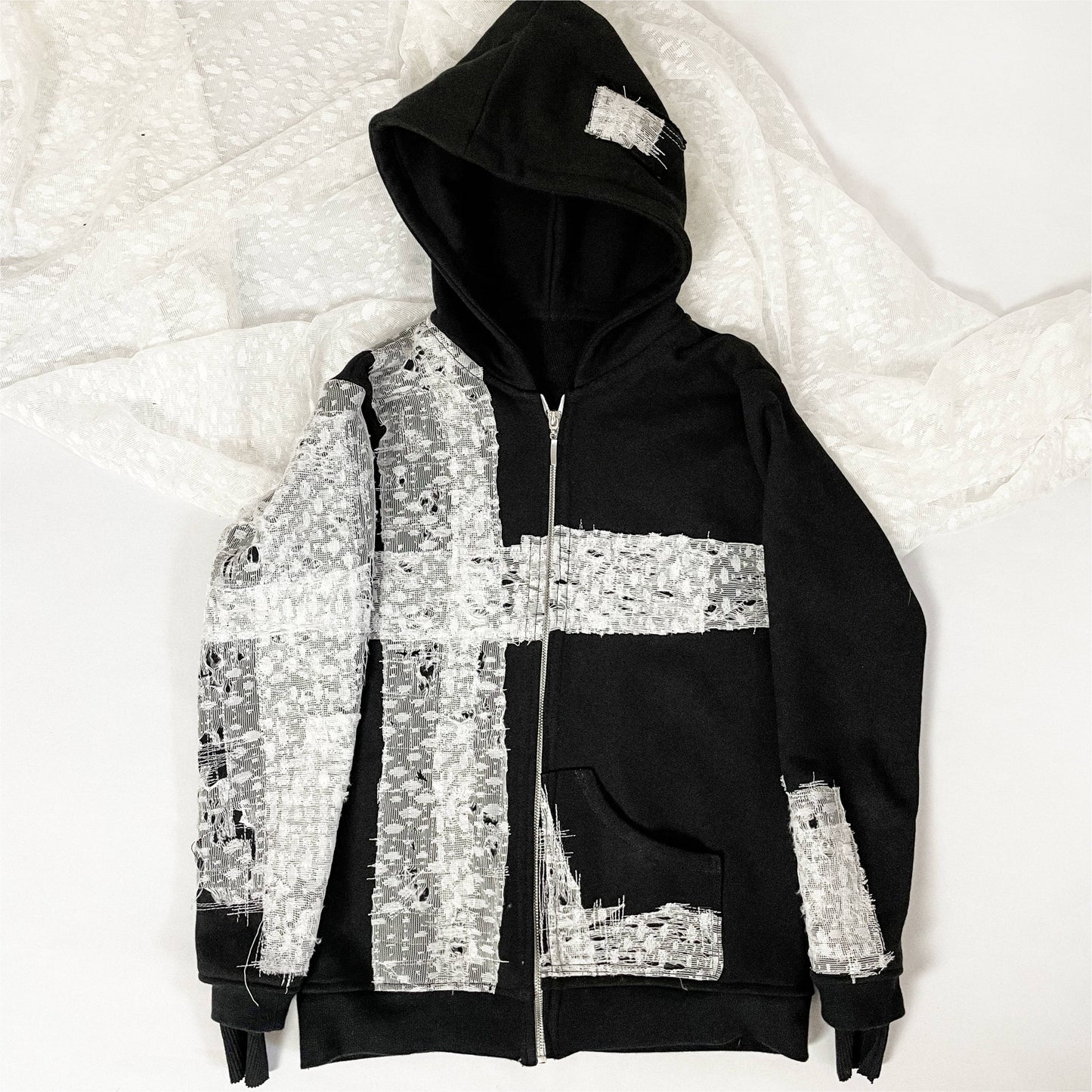 slim fit hoodie - "sitonka"