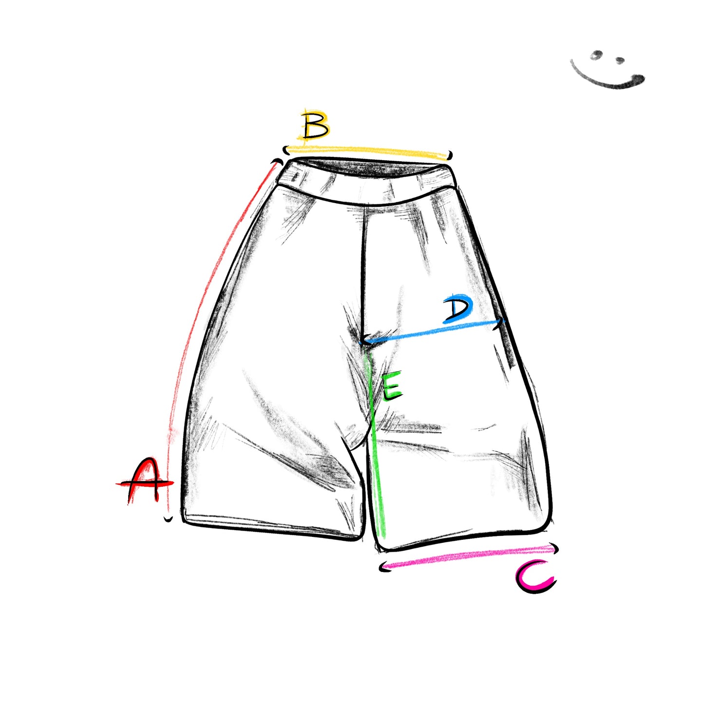 clean patchwork shorts