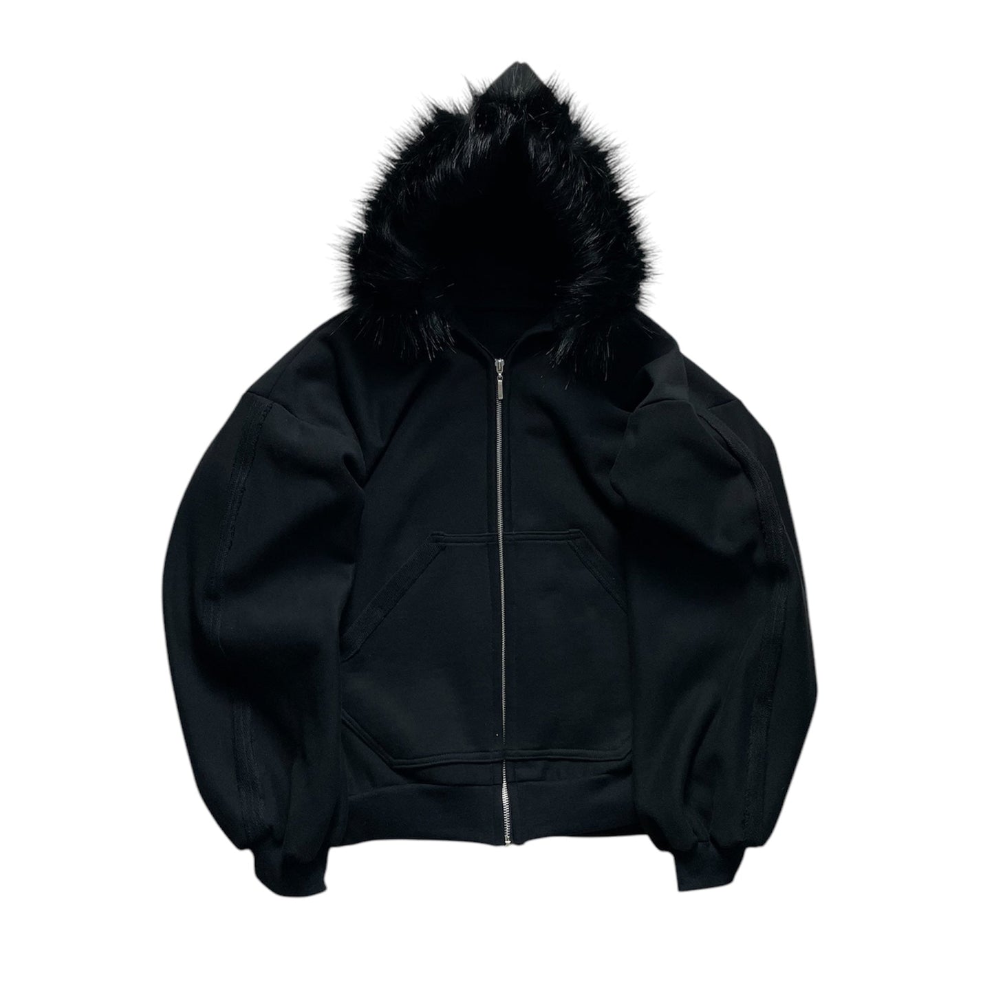 "dystychiphobia" - fur hoodie