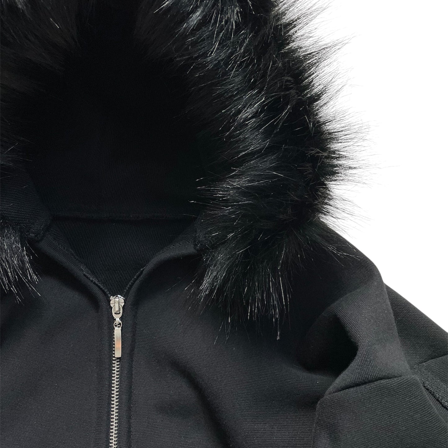 "dystychiphobia" - fur hoodie